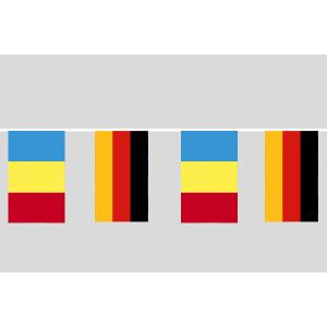 Party-Flaggenkette : Deutschland - Rumänien