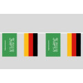 Party-Flaggenkette Deutschland - Saudi-Arabien