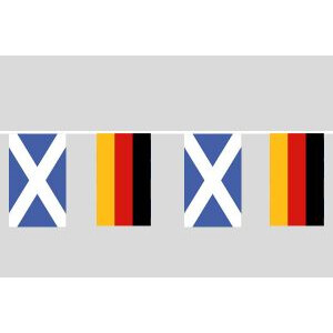 Party-Flaggenkette : Deutschland - Schottland