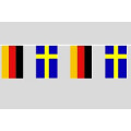 Party-Flaggenkette Deutschland - Schweden