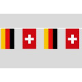 Party-Flaggenkette Deutschland - Schweiz