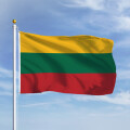 Premiumfahne Litauen 100x70 cm Ösen