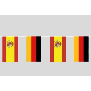 Party-Flaggenkette : Deutschland - Spanien