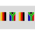 Party-Flaggenkette : Deutschland - Südafrika