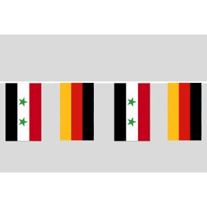 Party-Flaggenkette : Deutschland - Syrien