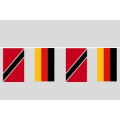 Party-Flaggenkette Deutschland - Trinidad&Tobago
