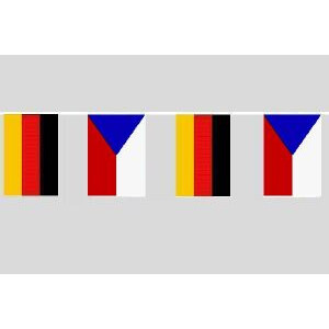 Party-Flaggenkette : Deutschland - Tschechien