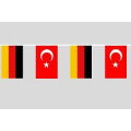 Party-Flaggenkette Deutschland - Türkei