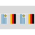 Party-Flaggenkette : Deutschland - Uruguay