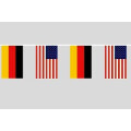 Party-Flaggenkette : Deutschland - USA