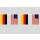 Party-Flaggenkette Deutschland - USA