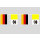 Party-Flaggenkette Deutschland - Vatikan