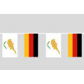 Party-Flaggenkette : Deutschland - Zypern