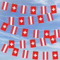 Party-Flaggenkette Oesterreich-Schweiz