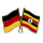 Freundschaftspin Deutschland-Uganda