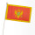 Stock-Flagge 30 x 45 : Montenegro
