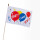 Stock-Flagge 30 x 45 : Party Time