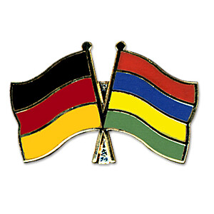 Freundschaftspin: Deutschland-Mauritius