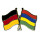 Freundschaftspin Deutschland-Mauritius