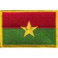 Patch zum Aufbügeln oder Aufnähen : Burkina Faso - Groß