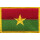 Patch zum Aufbügeln oder Aufnähen Burkina Faso - Groß