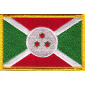 Patch zum Aufbügeln oder Aufnähen : Burundi - Groß