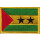 Patch zum Aufbügeln oder Aufnähen Sao Tome & Principe - Groß