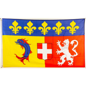 Flagge 90 x 150 : Rhone-Alpes (F)