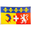 Flagge 90 x 150 : Rhone-Alpes (F)