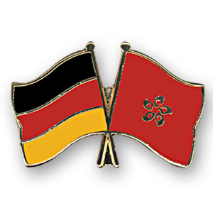 Freundschaftspin: Deutschland-Hong Kong