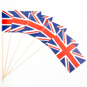 Papierfähnchen: Großbritannien GB