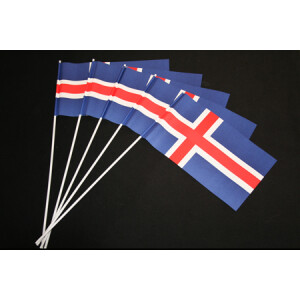 Papierfähnchen: Island