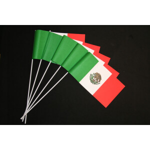 Papierfähnchen: Mexiko