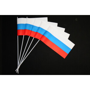 Russland-Fähnchen aus Papier