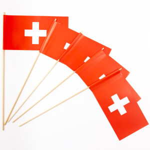 Papierfähnchen: Schweiz