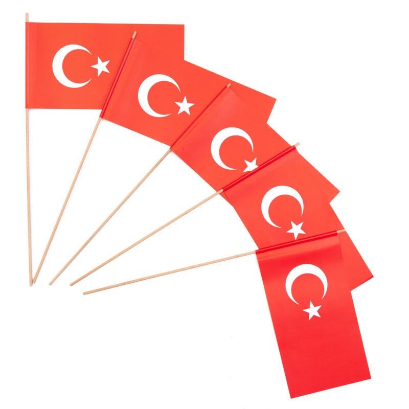 Türkei Fahne / Flagge am Stab