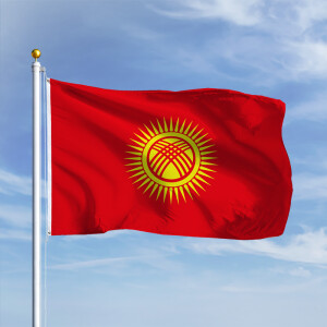 Premiumfahne Kirgisistan Kirgisien