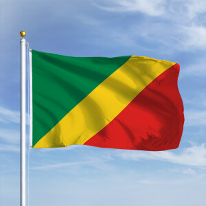 Premiumfahne Kongo Brazzaville