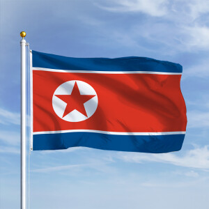 Premiumfahne Nordkorea