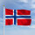 Premiumfahne Norwegen