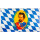 Flagge 90 x 150 : Bayern mit König Ludwig - Fotosonderdruck