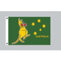 Flagge 90 x 150 : Boxendes Känguruh