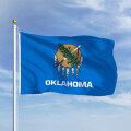 Premiumfahne Oklahoma 45x30 cm Ösen