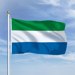 Premiumfahne Sierra Leone