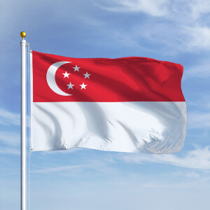 Premiumfahne Singapur