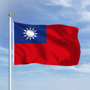 Premiumfahne Taiwan