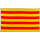 Flagge 90 x 150 : Katalonien (E)