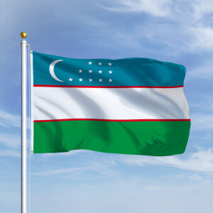 Premiumfahne Usbekistan