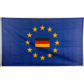 Flagge 90 x 150 : Europa mit Deutschland