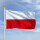 Premiumfahne Polen 100x70 cm Ösen